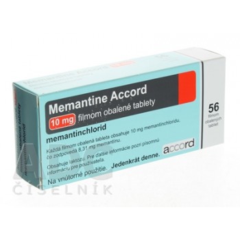 Мемантин (Memantine) Accord 10 мг, 56 таблеток